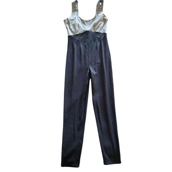 Free People Movement Women's M Gray/Black Colorblock Athletic Jumpsuit - Picture 1 of 4